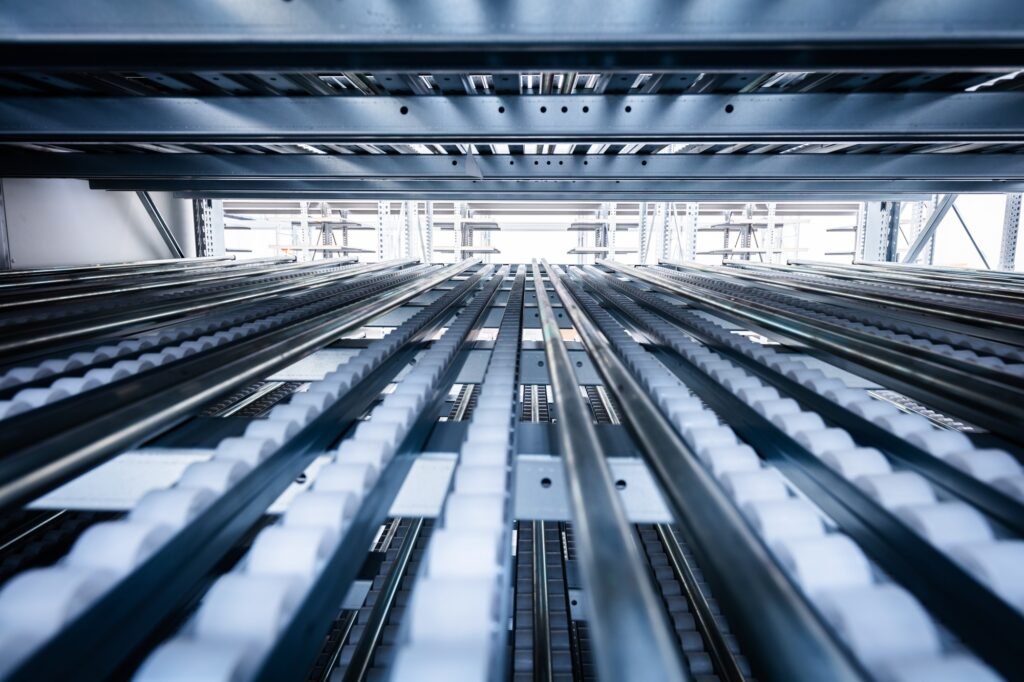 Racking and shelving system, storage racks.